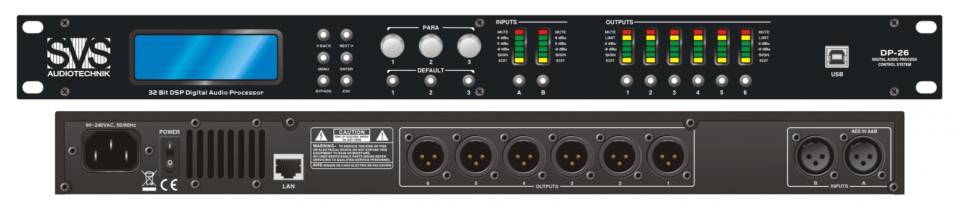 SVS Audiotechnik DP-26 Цифровой процессор: 2 входа 6 выходов в Шлиссельбурге