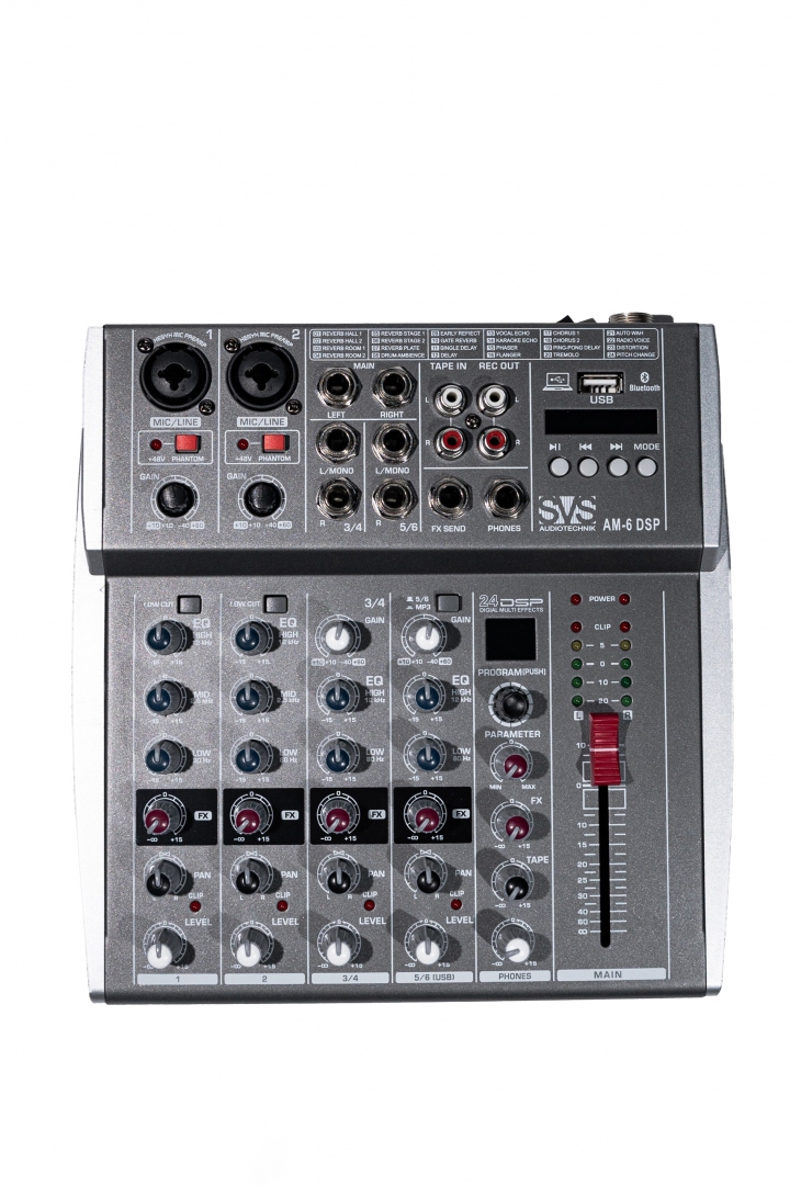 SVS Audiotechnik mixers AM-6 DSP Микшерный пульт аналоговый, 6-канальный SVS Audiotechnik mixers в Шлиссельбурге