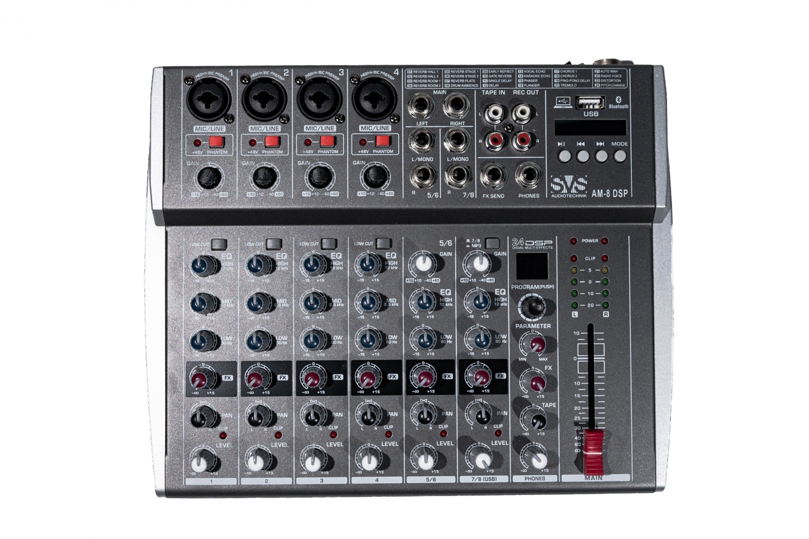 SVS Audiotechnik mixers AM-8 DSP Микшерный пульт аналоговый, 8-канальный в Шлиссельбурге